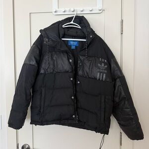 Adidas Black Quilted Jacket